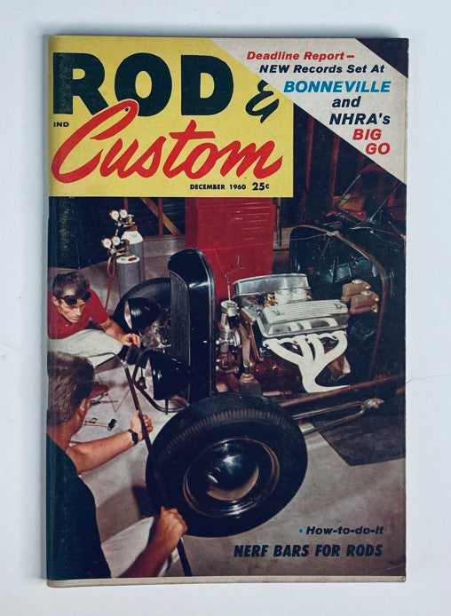 VTG Rod & Custom Magazine December 1960 The '39 Coupes - On Two No Label