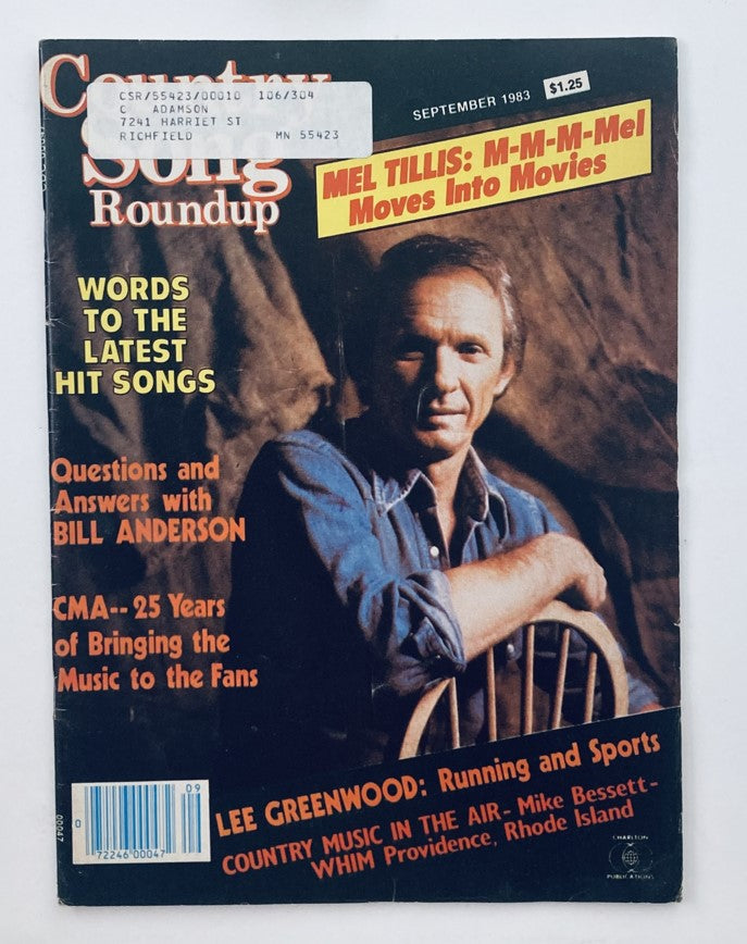 VTG Country Song Roundup Magazine September 1983 Lee Greenwood Running & Sports