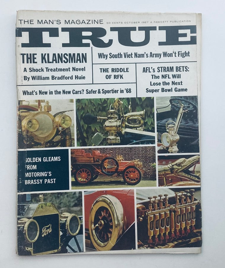 VTG True Magazine October 1967 Vol 48 No. 365 The Klansman No Label