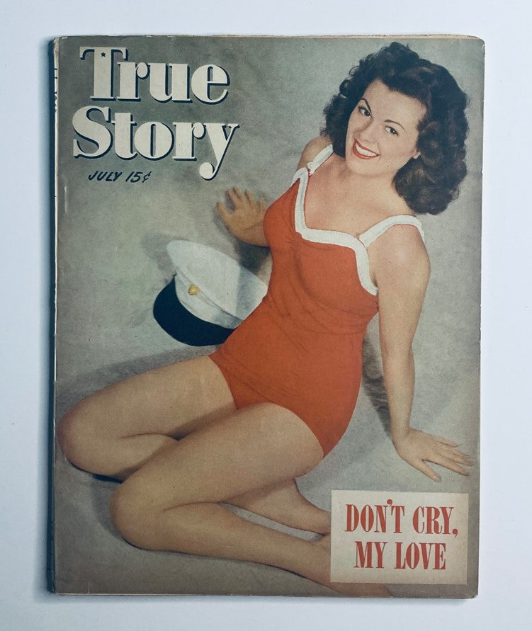 VTG True Story Magazine June 1945 Vol 52 No. 6 Barbara Hale Portrait No Label