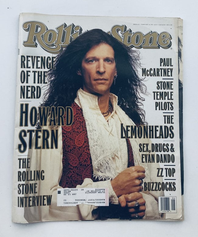 Rolling Stone Magazine February 10 1994 #675 Howard Stern Revenge of the Nerd