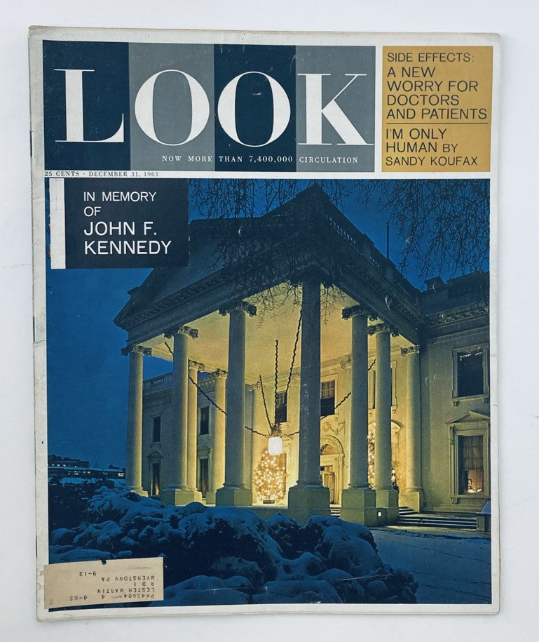 VTG Look Magazine December 31 1963 Vol 27 No. 26 Christmas at White House