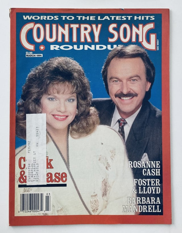 Country Song Roundup Magazine March 1991 Roseanne Cash, Forster & Lloyd