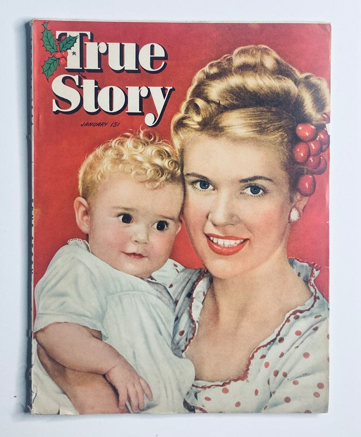 VTG True Story Magazine January 1945 Vol 53 No. 6 The Defendant Case No Label