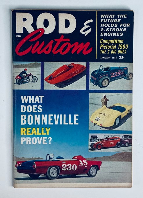 VTG Rod & Custom Magazine January 1961 Pedro & The Tandem Turtle No Label