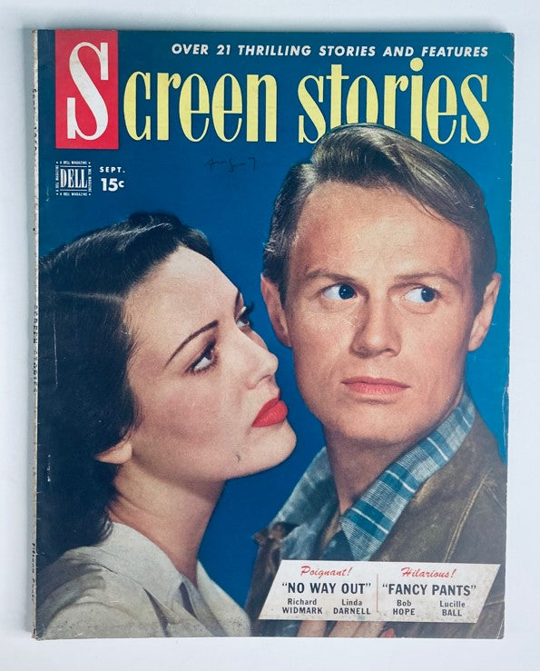 VTG Screen Stories Magazine September 1950 Vol 44 No. 3 Richard Widmark No Label