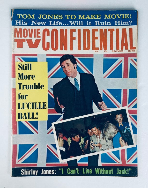 VTG Movie TV Confidential Magazine November 1971 Vol 3 #3 Lucille Ball No Label