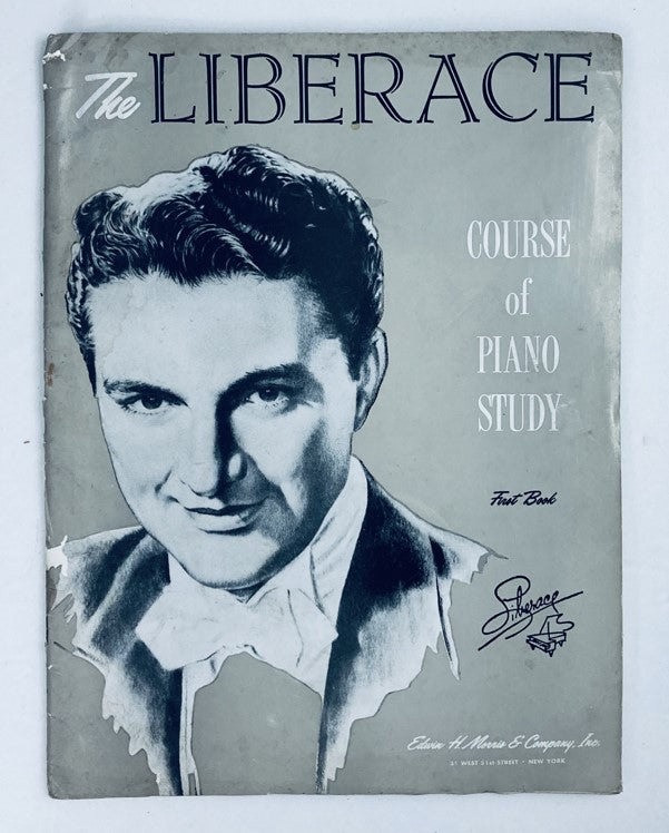 1955 The Liberace Course of Piano Study First Book Paperback No Label