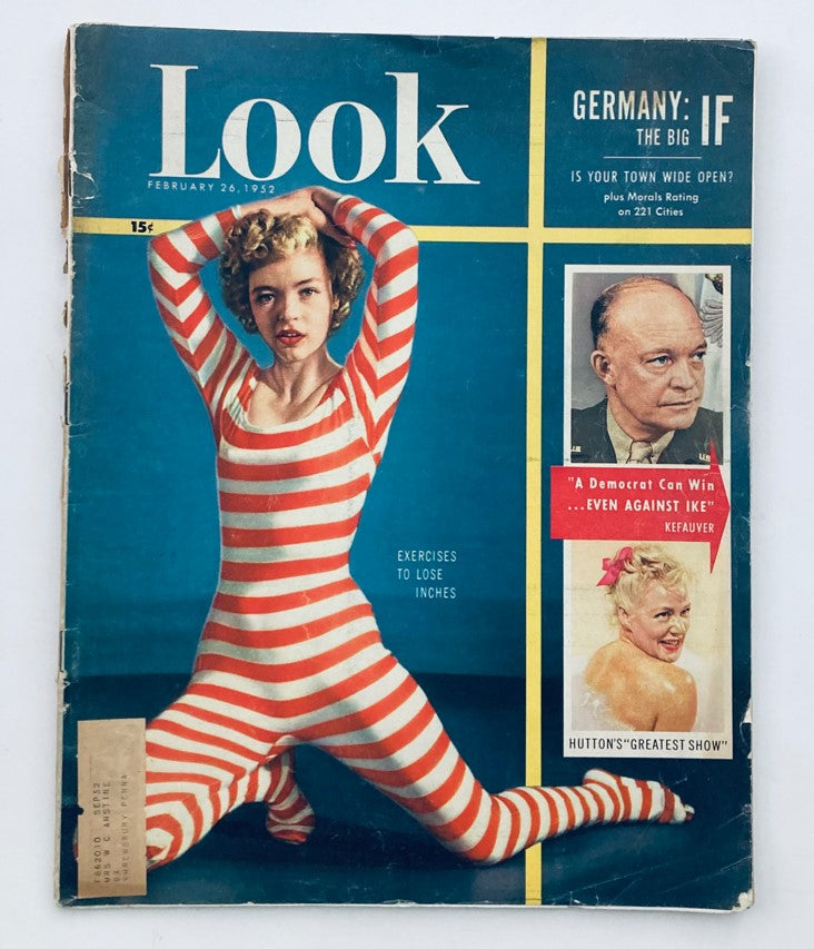 VTG Look Magazine February 26 1952 Vol 16 No. 5 General Dwight Eisenhower