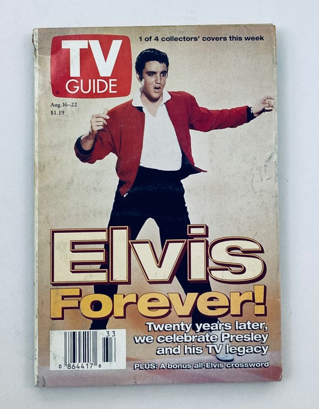 TV Guide Magazine August 16 1997 Elvis Presley & Legacy Spokane Ed. No Label