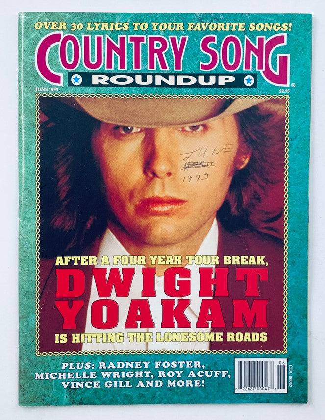 Country Song Roundup Magazine June 1993 Dwight Yoakam Tour Break No Label