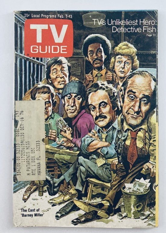 TV Guide Magazine February 7 1976 #1193 Barney Miller Cast Northern FL Ed.