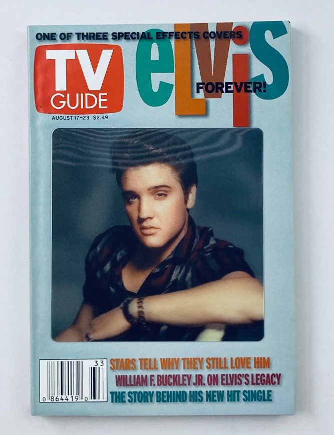 TV Guide Magazine August 17 2002 Elvis Presley Cablevision of Northern NJ Ed.