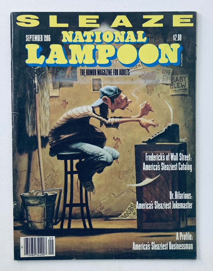 VTG National Lampoon Magazine September 1986 Frederick's of Wall Street No Label