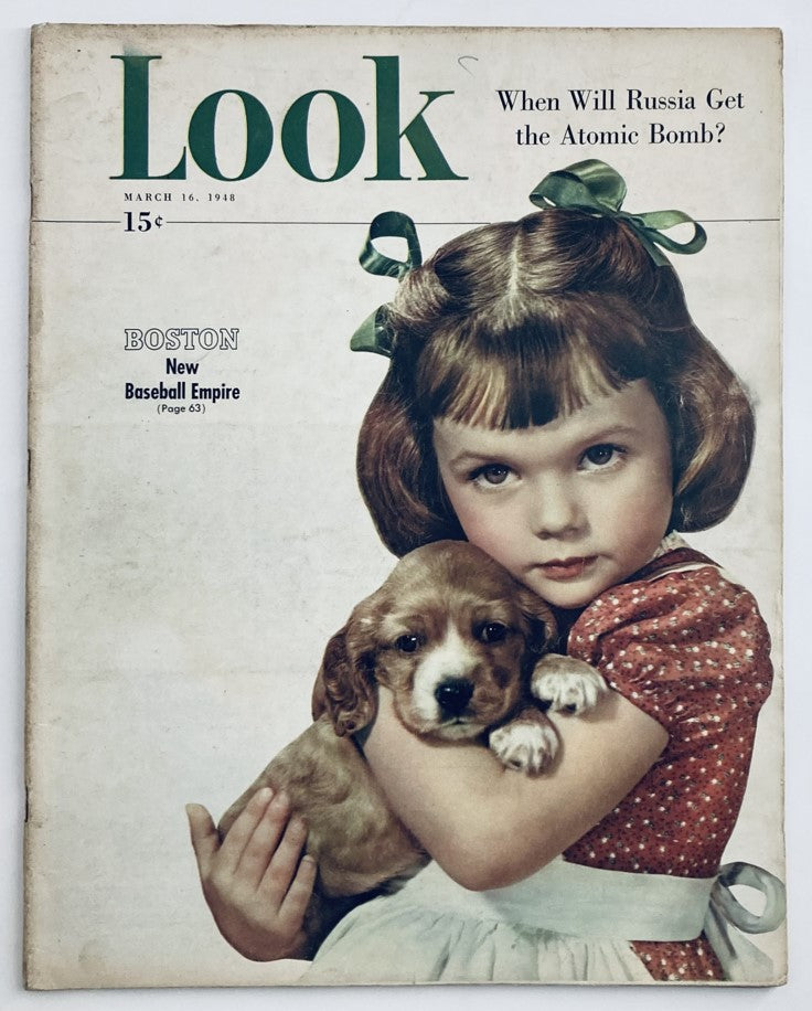 VTG Look Magazine March 16 1948 Vol 12 No. 6 Barbara McMillan No Label