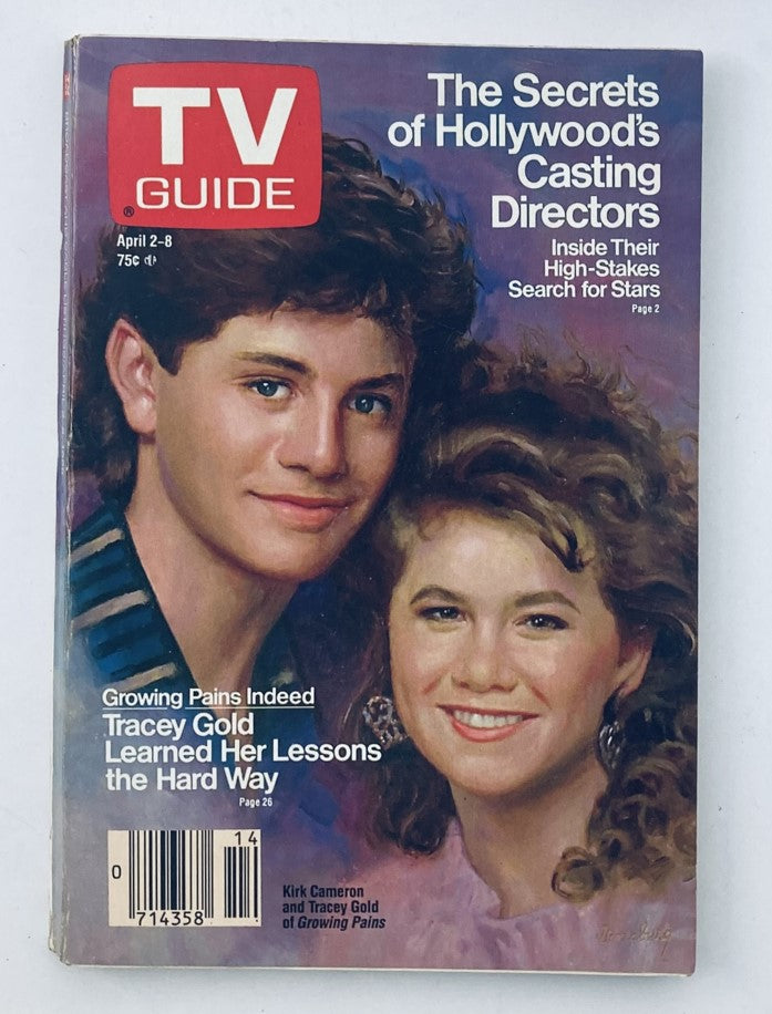 TV Guide Magazine April 2 1988 Tracey Gold WA-Baltimore Ed. No Label