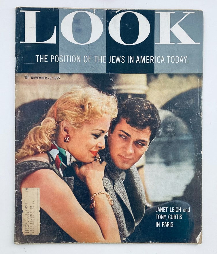 VTG Look Magazine November 29 1955 Vol 19 No. 24 Janet Leigh and Tony Curtis