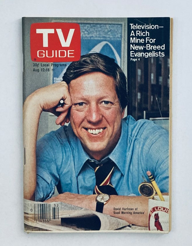 TV Guide Magazine August 12 1978 #1324 David Hartman LA Metro Ed. No Label