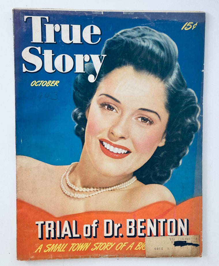 VTG True Story Magazine October 1943 Vol 49 No. 3 Trial of Dr. Benton