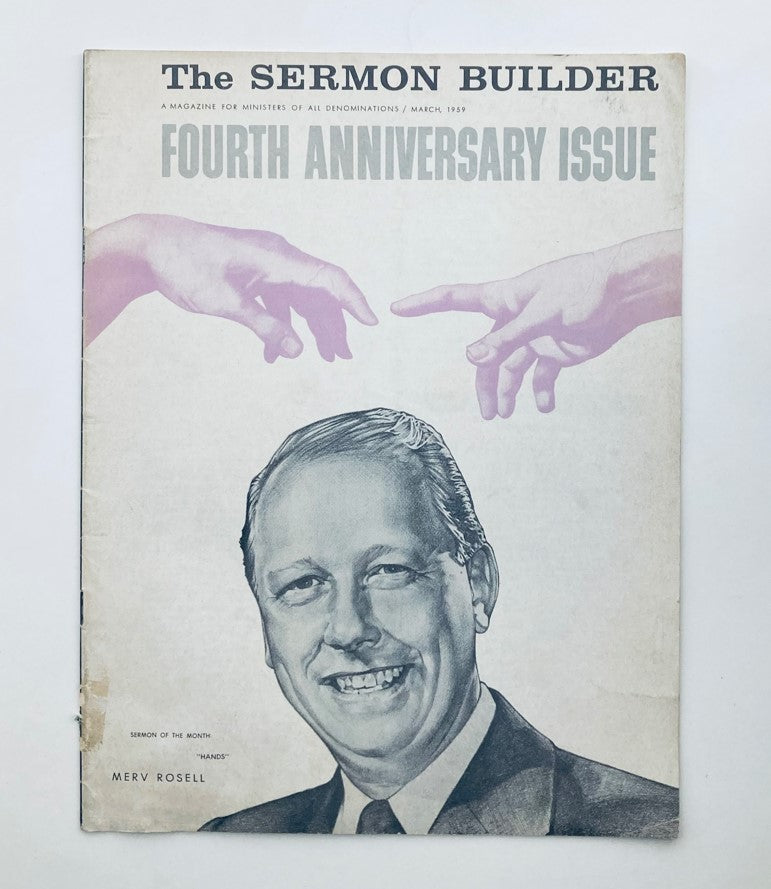 VTG The Preacher's Sermon Builder Magazine March 1959 Merv Rosell Cover