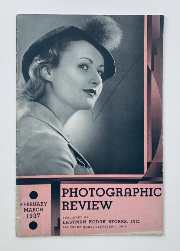 VTG Photographic Review Magazine February 1937 Super-Speed Portrait No Label