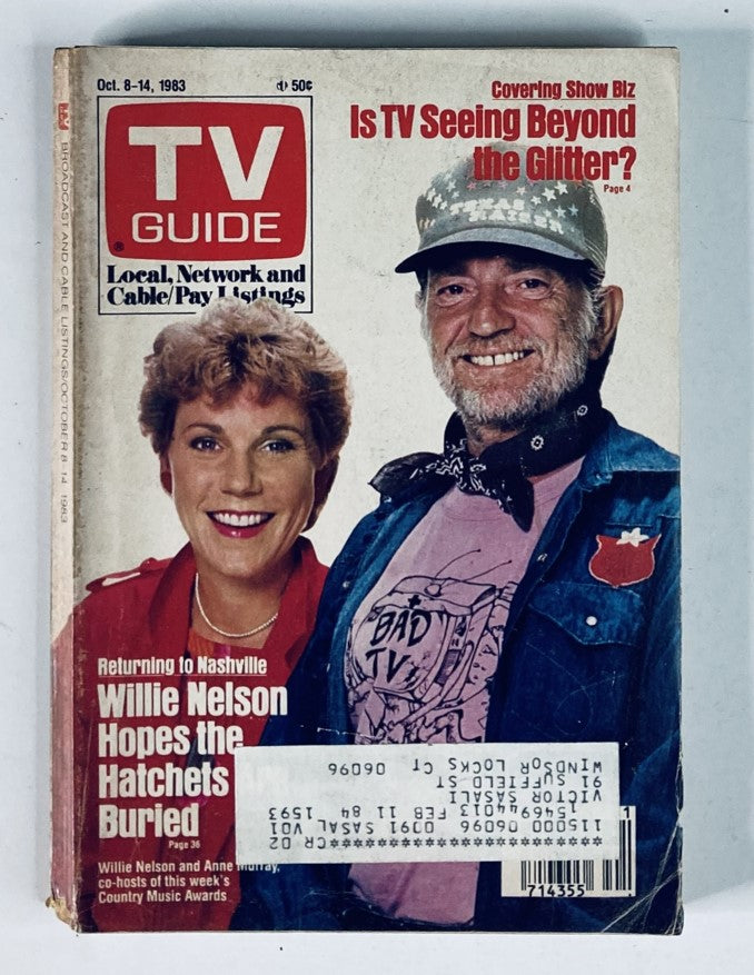 TV Guide Magazine October 8 1983 #1593 Anne Murray Hartford/New Haven Ed.