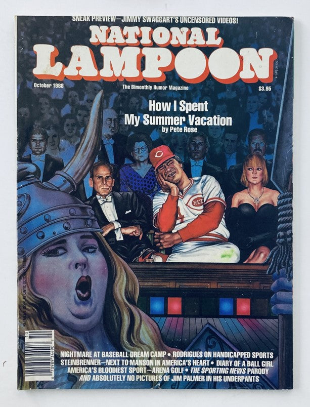 Vintage National Lampoon Magazine October 1988 Featuring Jimmy Swaggart’s Videos No Label