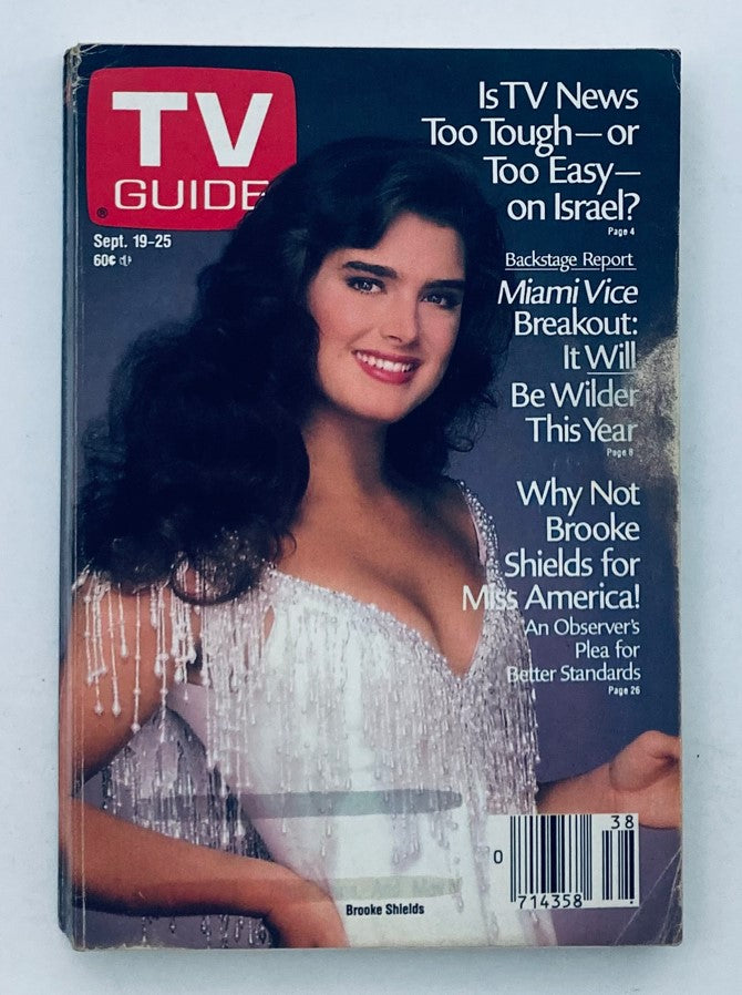 TV Guide Magazine September 19 1987 Brooke Shields Pittsburgh Metro Ed.