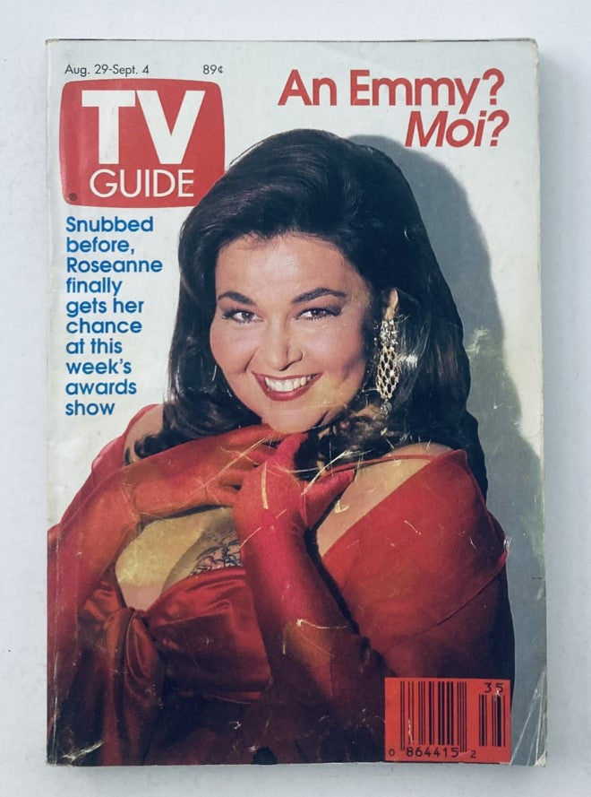 TV Guide Magazine August 29 1992 Roseanne Barr Chicago Metro Ed. No Label