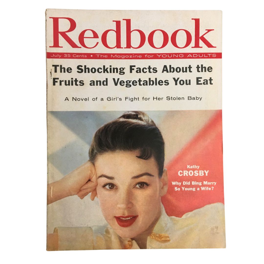 Redbook Magazine July 1958 Cover Photograph of Kathy Crosby No Label