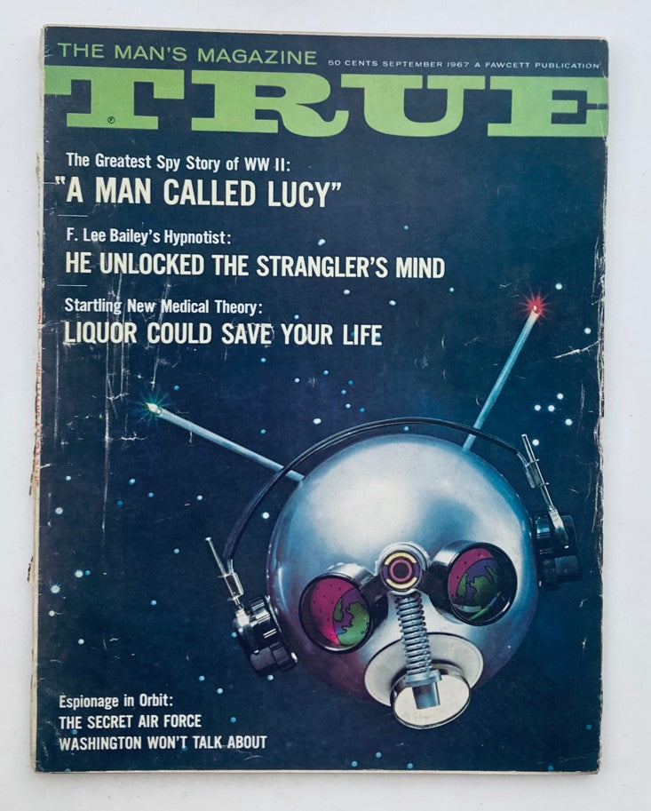 VTG True Magazine September 1967 Vol 48 No. 364 A Man Called Lucy No Label