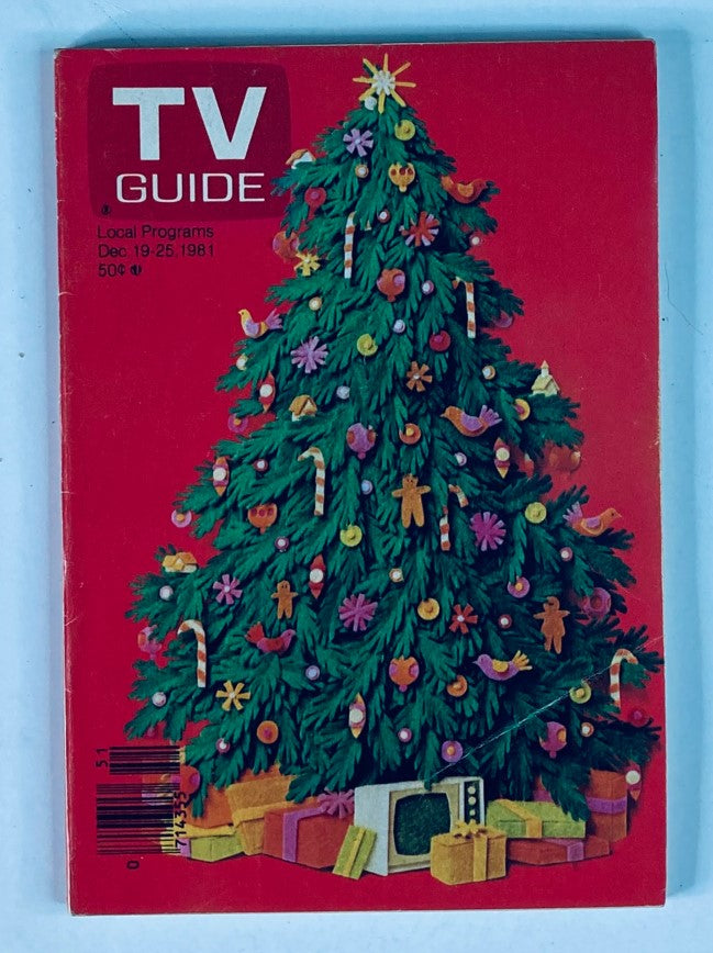 TV Guide Magazine December 19 1981 #1499 John Forsythe Nashville Ed. No Label