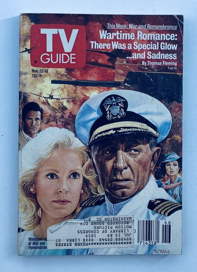 TV Guide Magazine November 12 1988 Cast of War and Remembrance LA Metro Ed.