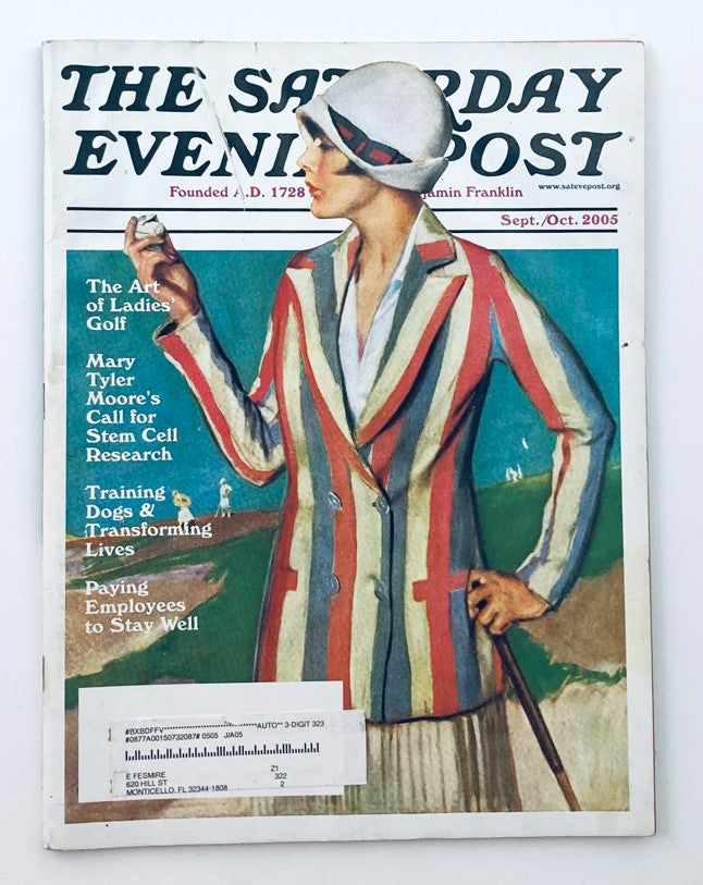 Saturday Evening Post Magazine September 2005 Illustrated Cover Penrhyn Stanlaws