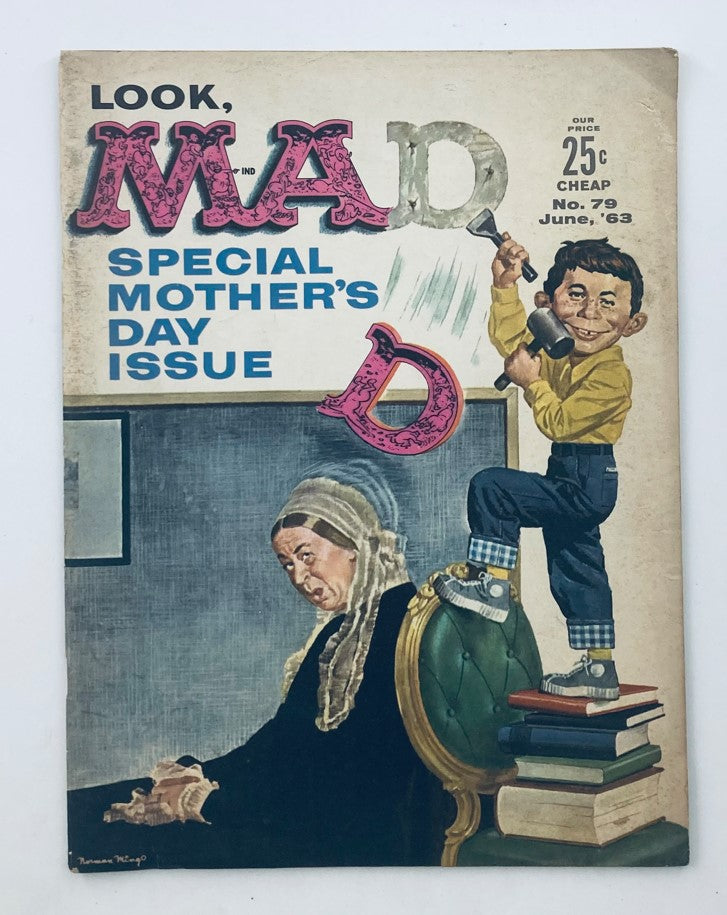 Mad Magazine June 1963 No. 79 Mother's Day Issue 4.0 VG Very Good No Label