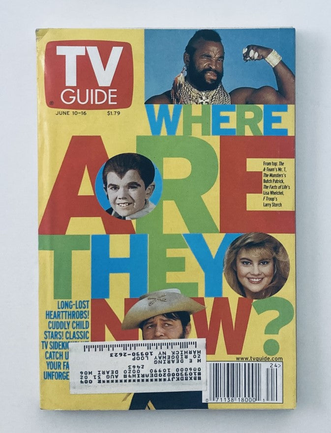 TV Guide Magazine June 10 2000 Mr. T, Butch Patrick, Larry Storch NY Metro Ed.