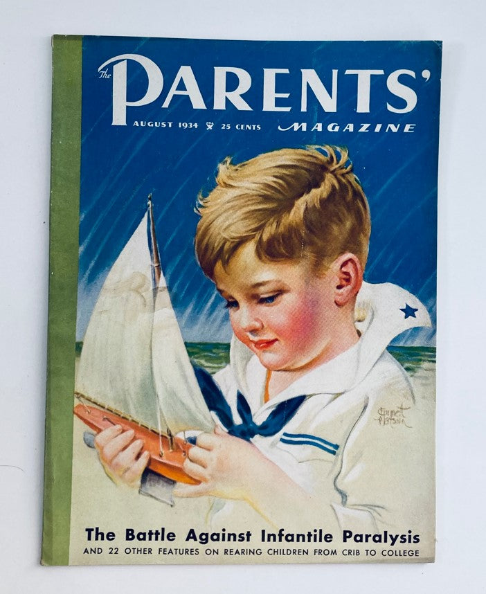 VTG The Parents' Magazine August 1934 When Your Child Is Tired No Label