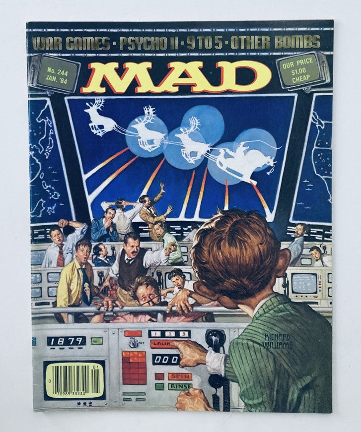 VTG Mad Magazine January 1984 No. 244 War Games & Psycho II 6.0 FN No Label