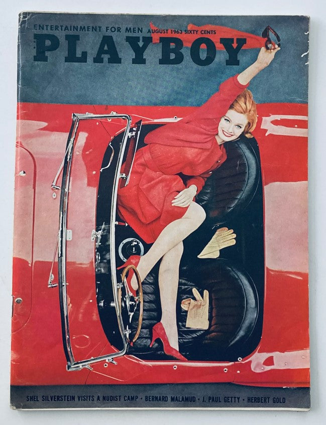 RES* Playboy Magazine August 1963 Nancy Perry w Centerfold No Label