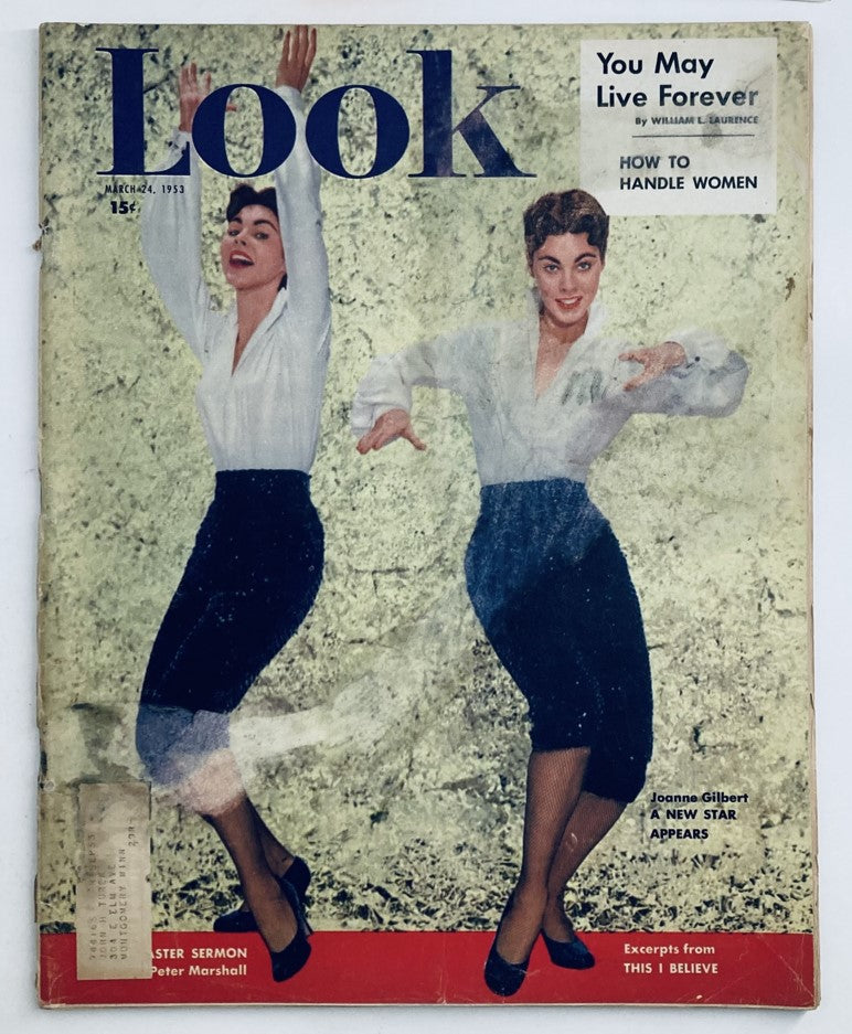 VTG Look Magazine March 24 1953 Vol 17 No. 6 Joanne Gilbert A New Star Appears