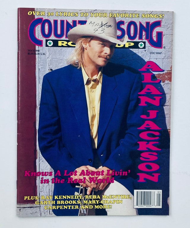 Country Song Roundup Magazine May 1993 Alan Jackson & Ray Kennedy No Label