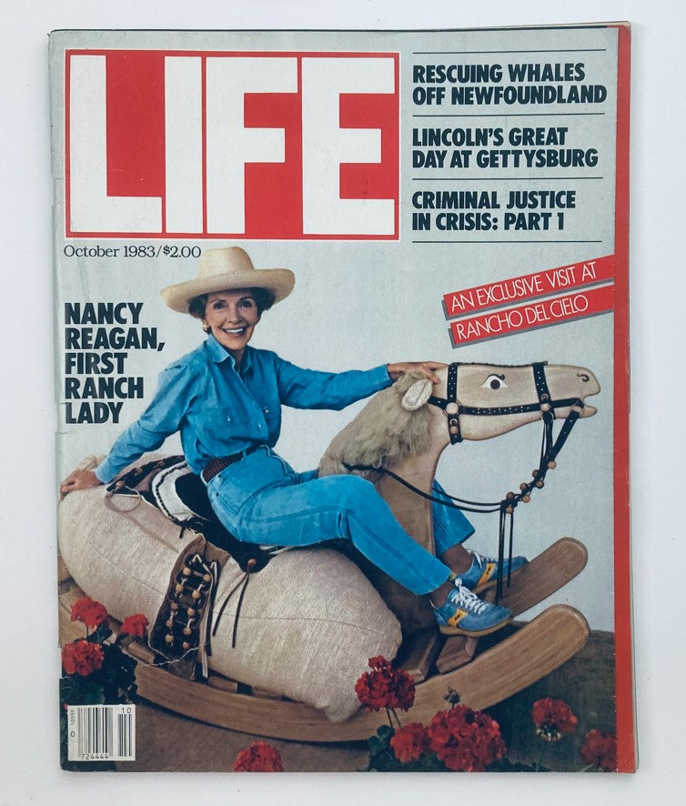 RES* Life Magazine October 1983 Vol 6 No. 10 Nancy Reagan Ranch Lady No Label