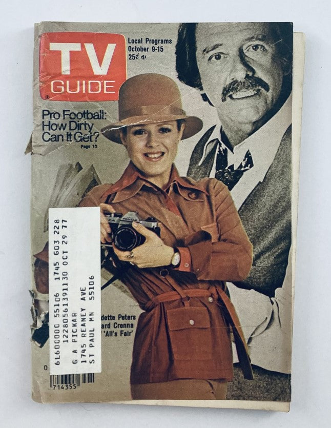 TV Guide Magazine October 9 1976 #1228 Richard Crenna Minneapolis-St. Paul Ed.