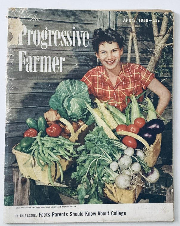 VTG The Progressive Farmer Magazine April 1958 The Secret of Good Cooking