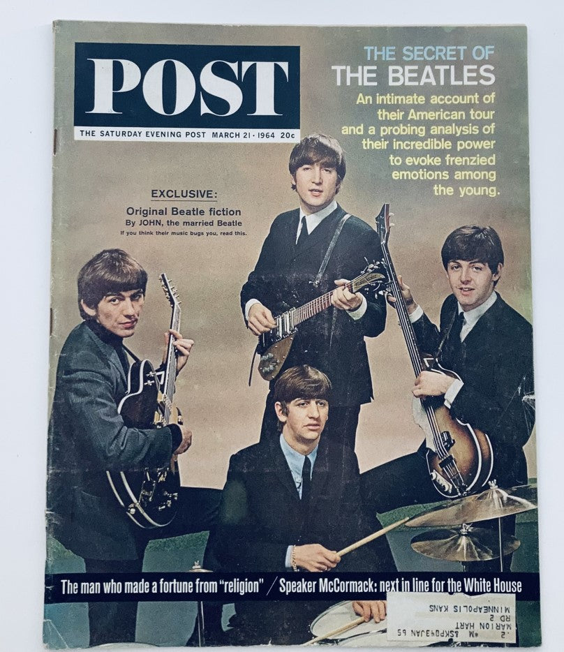 The Saturday Evening Post March 21 1964 No. 11 The Beatle - John Lennon