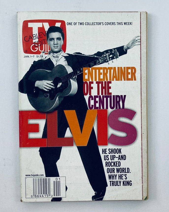 TV Guide Magazine January 1 2000 Elvis Presley Cablevision of Northern NJ Ed.