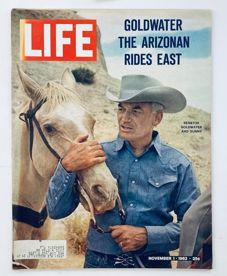 VTG Life Magazine November 1 1963 Vol 55 No. 18 Barry Goldwater and Sunny