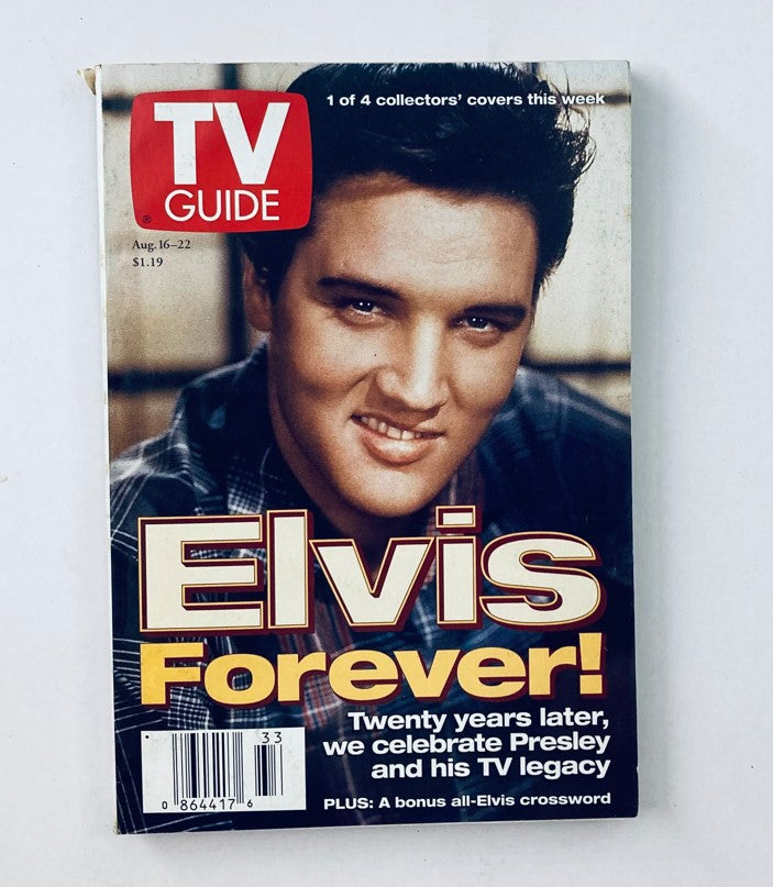 TV Guide Magazine August 16 1997 Elvis Presley Cincinnati Ed. No Label