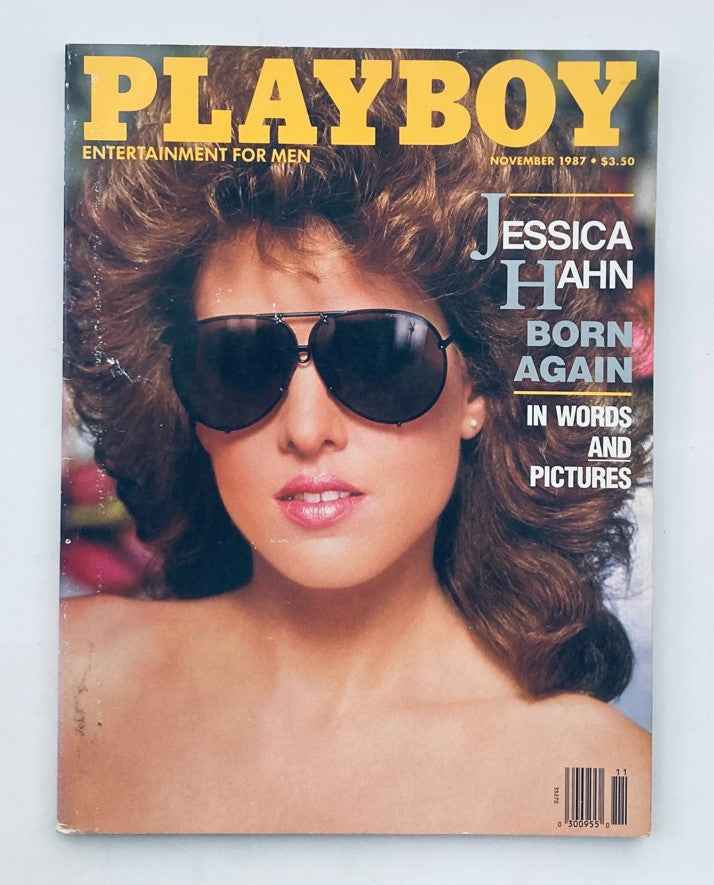 VTG Playboy Magazine November 1987 Jessica Hahn w Centerfold No Label