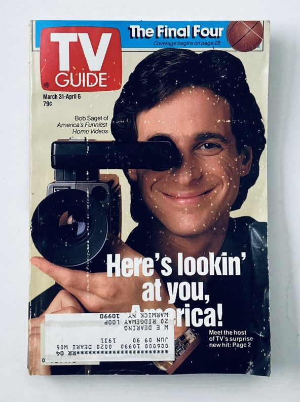 TV Guide Magazine March 31 1990 Bob Saget TV's Surprise New Hit NY Metro Ed.